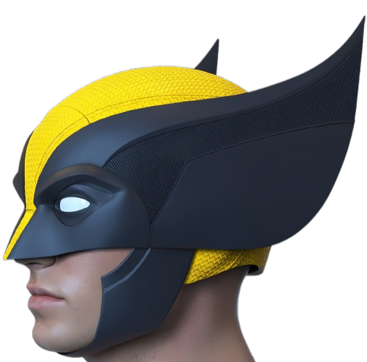 Mascara Wolverine V3 Cosplay - Magnética - A Medida
