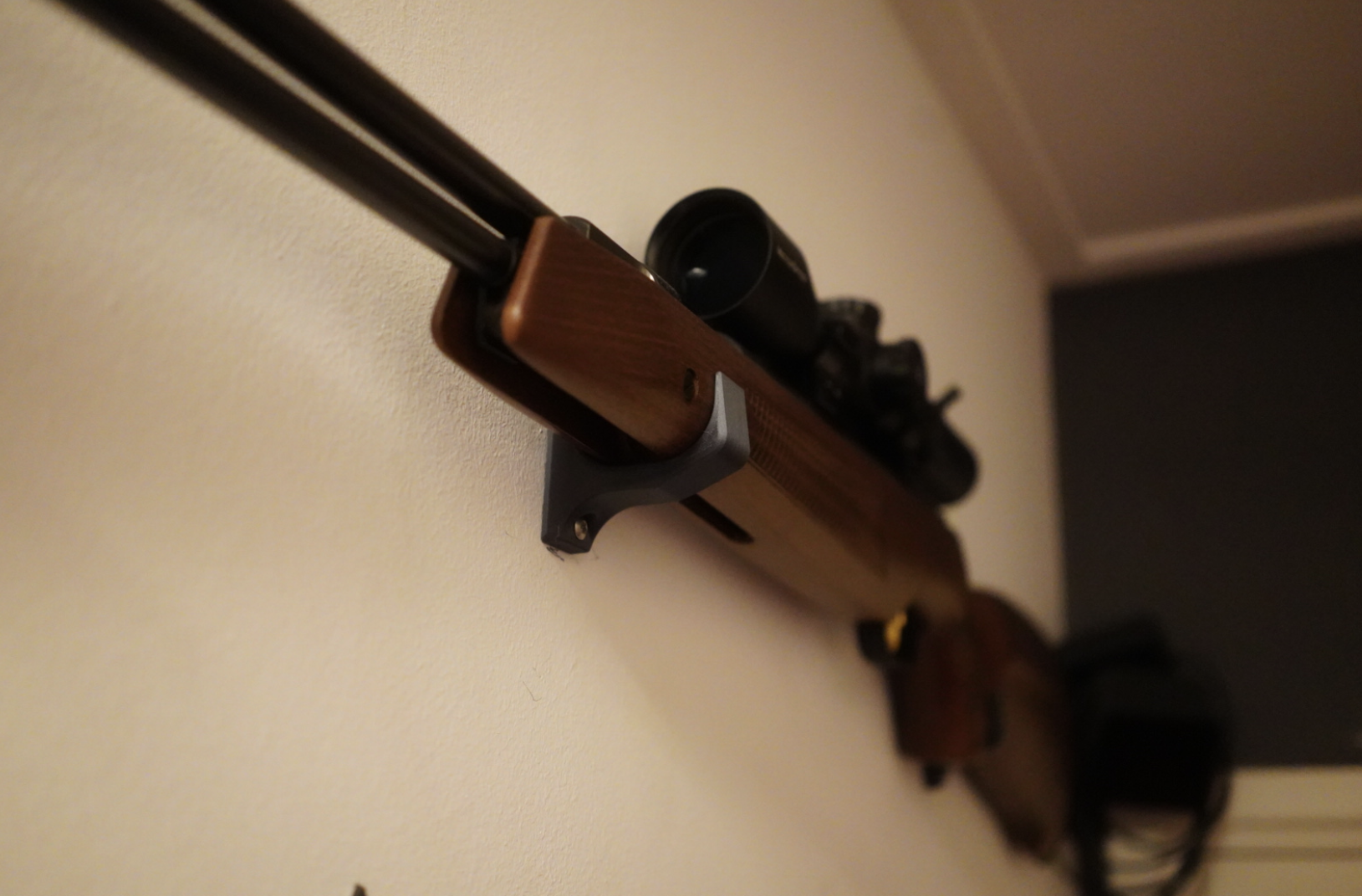 Soporte Armas Largas Rifle Ganchos Colgar Pared Rack