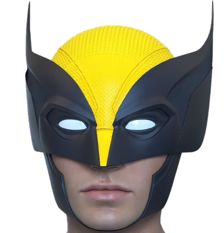 Mascara Wolverine V3 Cosplay - Magnética - A Medida