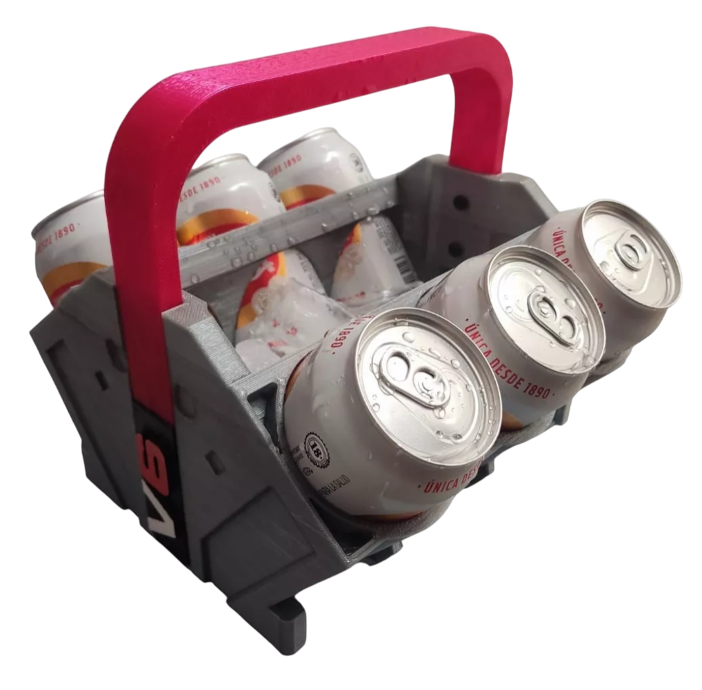 Hielera / Enfriador De Latas Forma De Motor V6