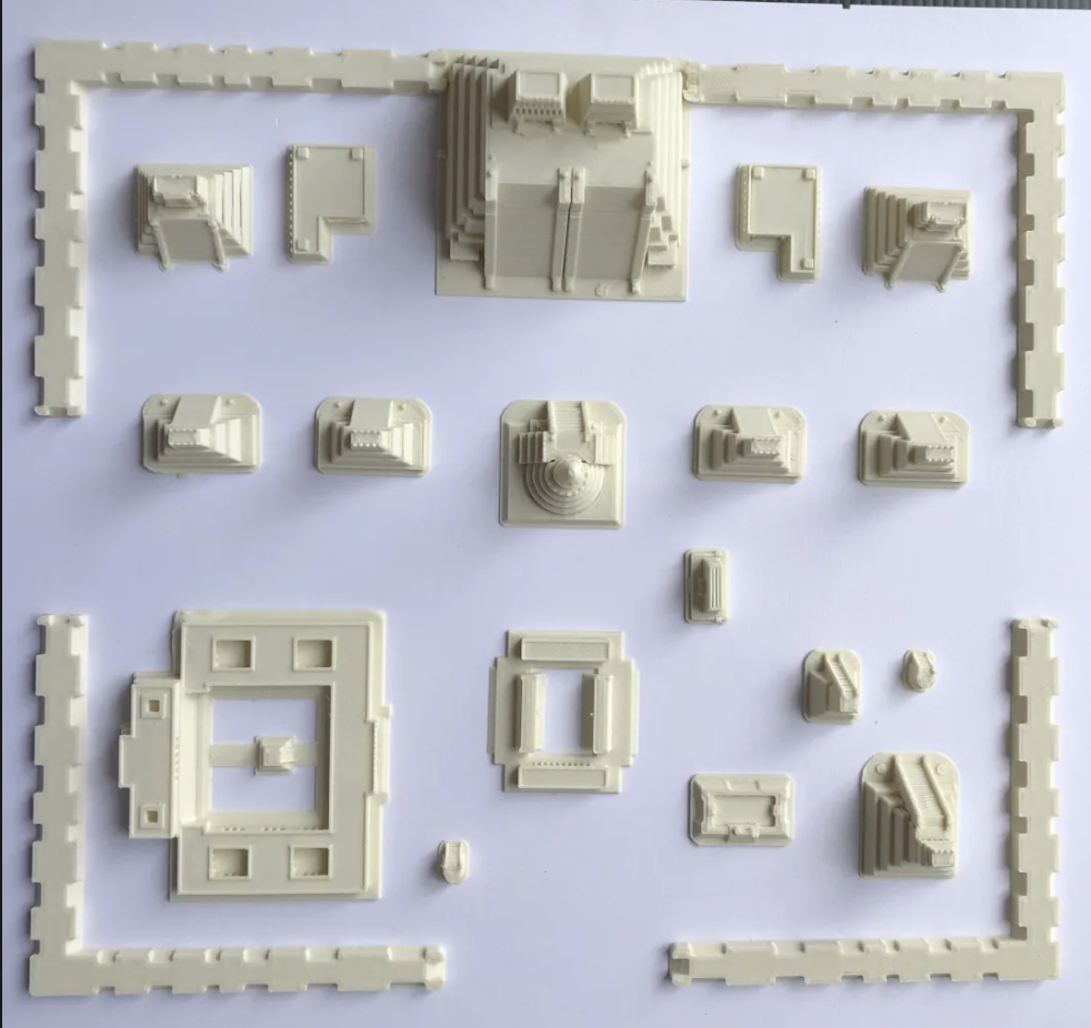 Maqueta México Tenochtitlan - Impresión 3d