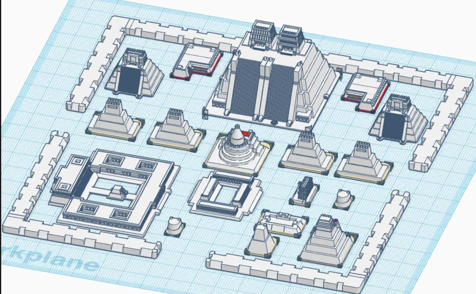 Maqueta México Tenochtitlan - Impresión 3d