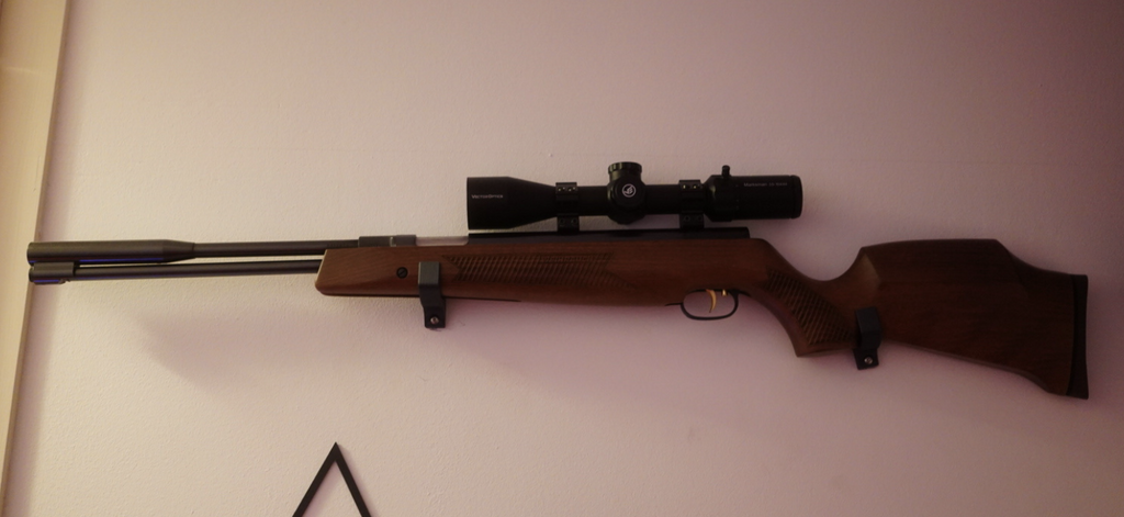Soporte Armas Largas Rifle Ganchos Colgar Pared Rack